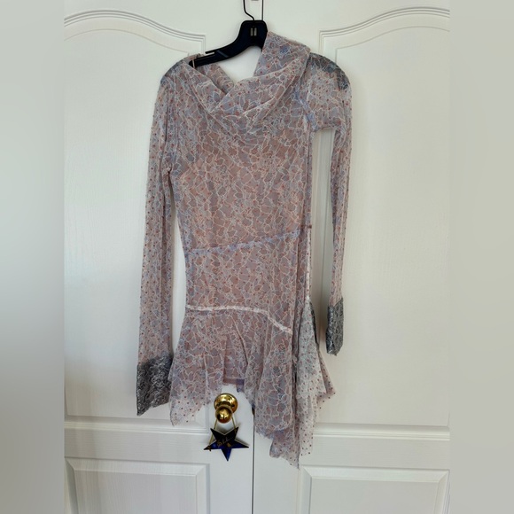 Anaïs Jourden Duo Lace Off-The-Shoulder Mini Dress - Picture 6 of 9